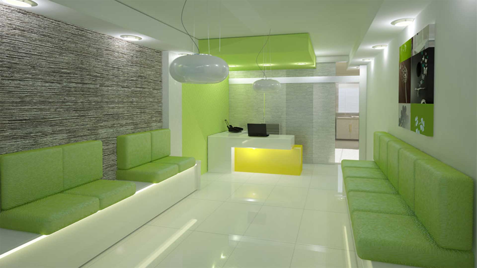 Skin and hair and beauty clinic design