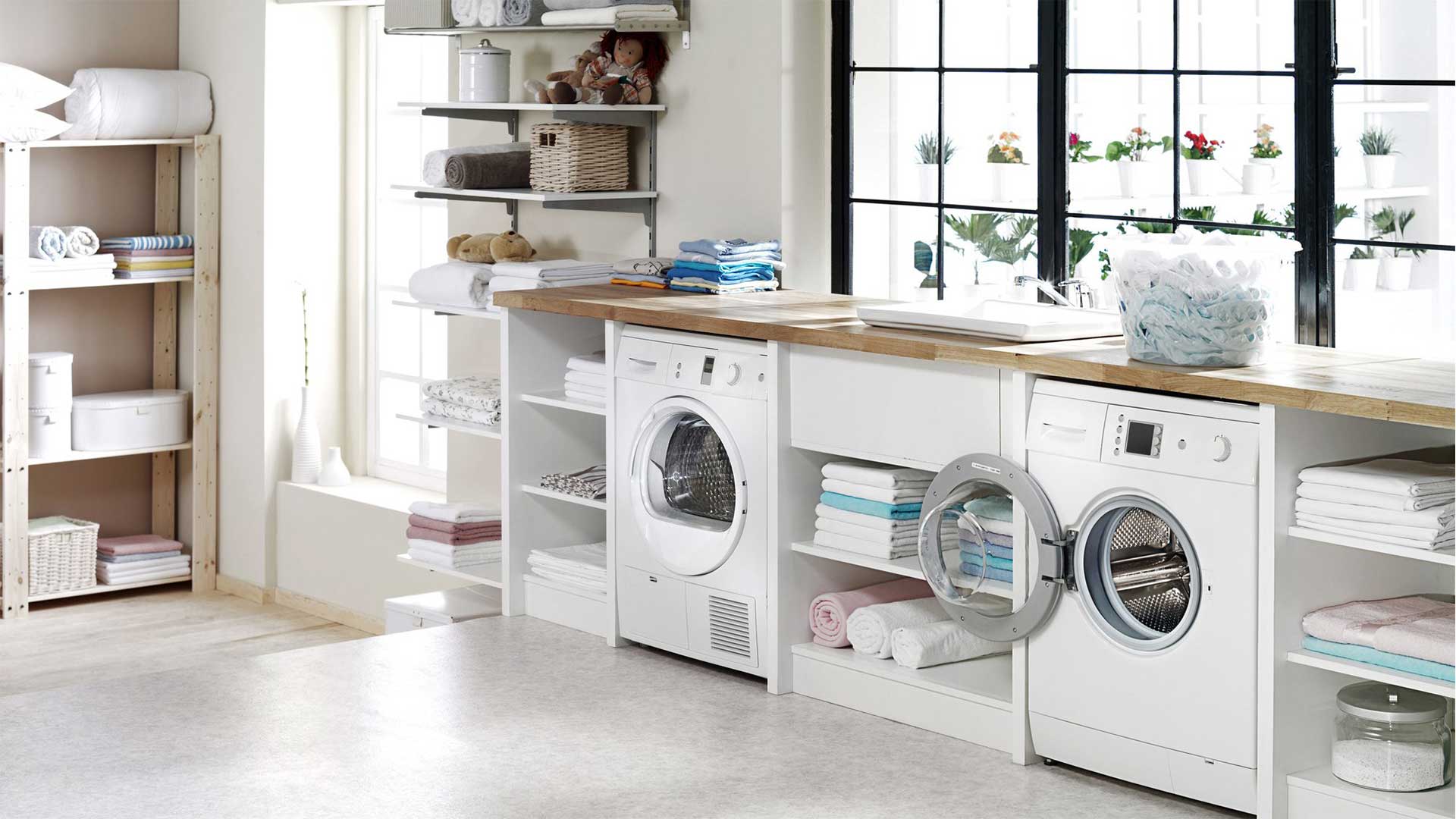 designing laundry room